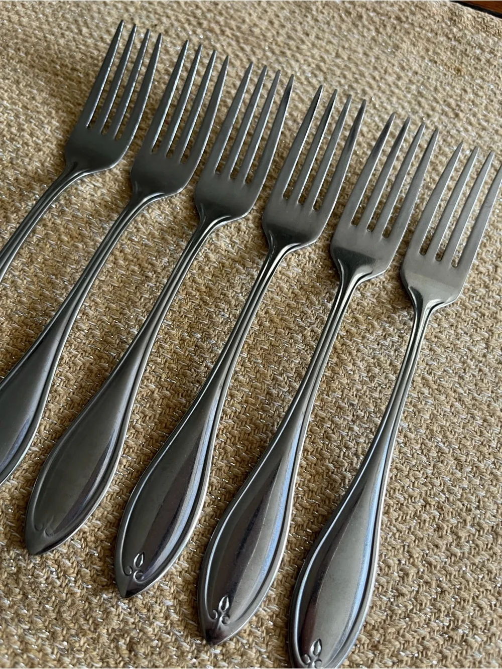 Temple (Stainless) by ONEIDA Salad Forks (6)